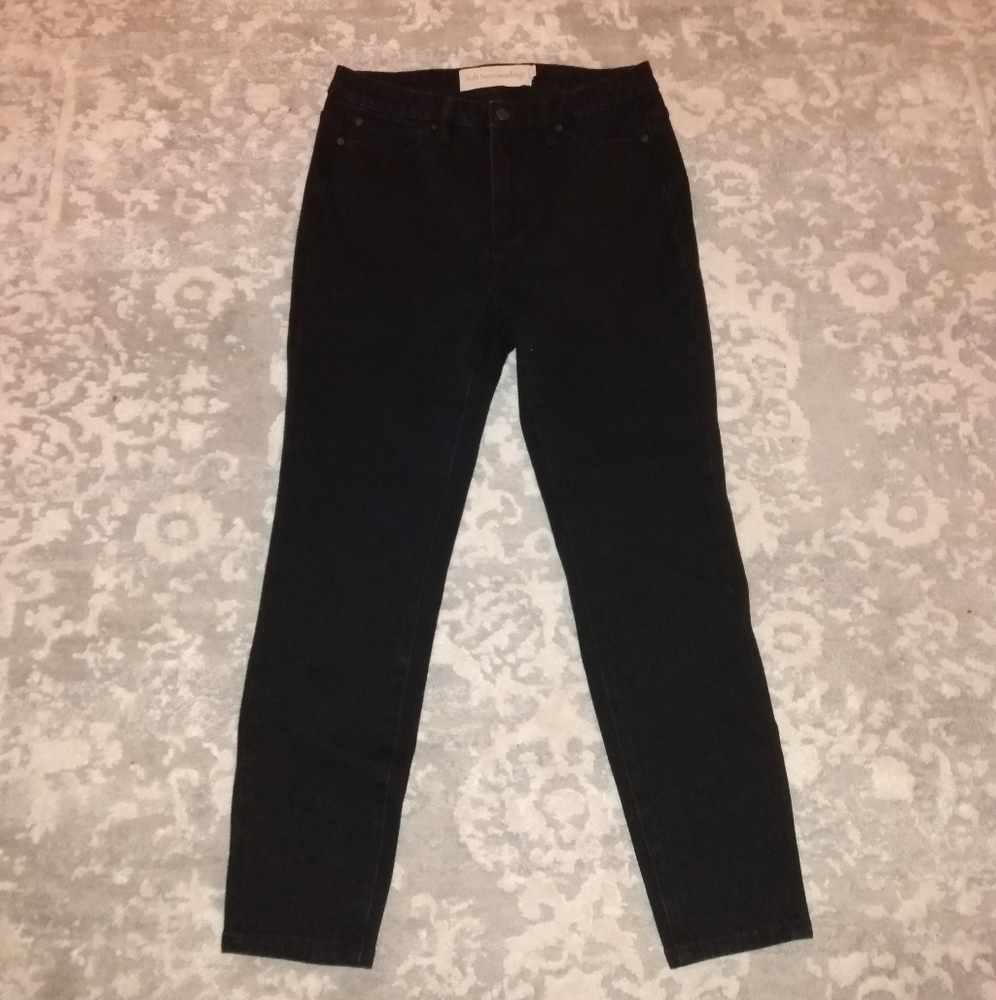 Soft Surroundings Black 5 Pocket Jeans Size 6P - Picture 8 of 9